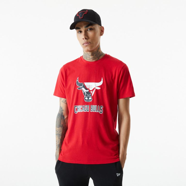 Ropa New Era Nba Rojos - Chicago Bulls NBA Split Logo 79416ZKAB